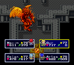 Lufia & The Fortress of Doom (USA) In game screenshot